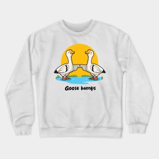 Goose bumps (on light colors) Crewneck Sweatshirt